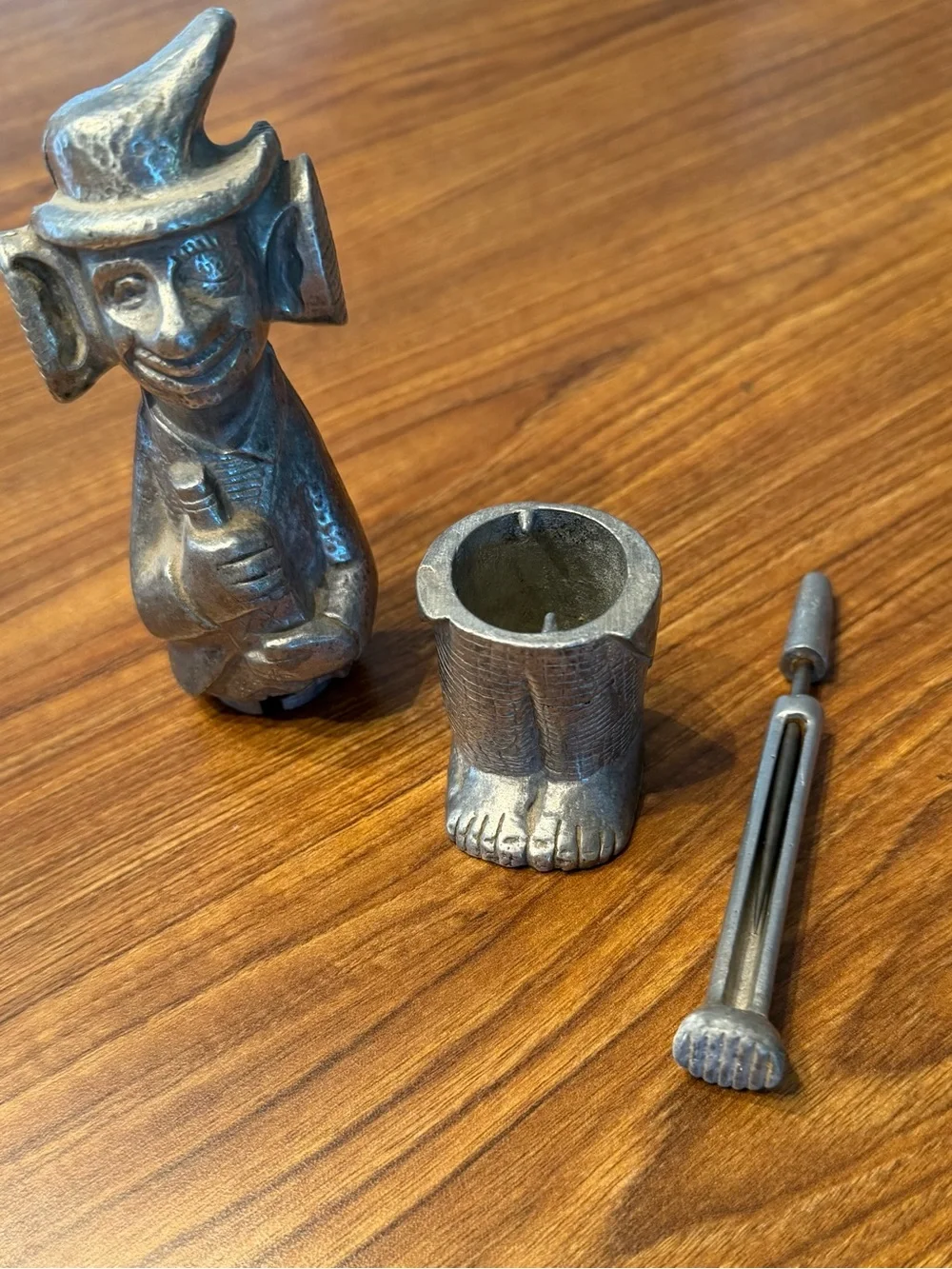 Vintage 1950s Bar Bum Figural Ice Pick Holder,MCM Novelty Bar Tool,Retro Barware